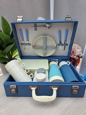 Vintage 60s 4 Person Blue