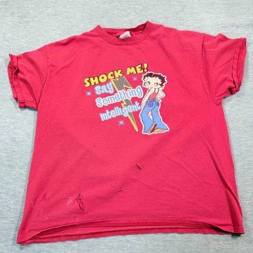 Betty boop shirt - boop, red