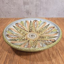 Denby Large Footed Charger Bowl Decorative Fruit Bowl Studio Glyn Colledge 32cm