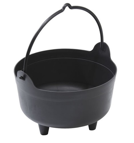 Garland cauldron planter with - planter,