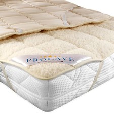 PROCAVE NATURAL mattress protector mattress topper topper lamb pile virgin wool