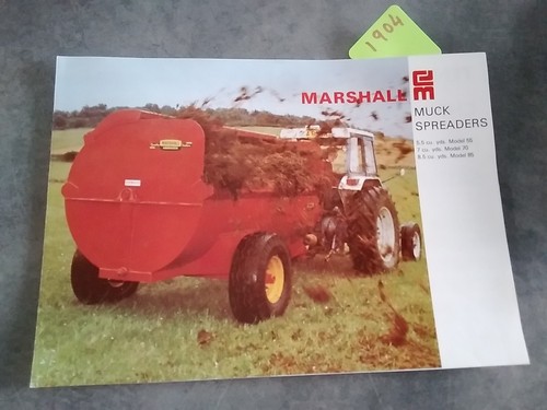 Marshall muck spreader sales - muck,