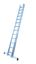 3.8-6.6m Double Extension Two Section Domestic / General Trade Aluminium Ladder