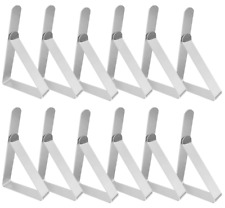 Table Cloth Clips x12 NEW Adjustable High Quality Silver Metal Holders UK