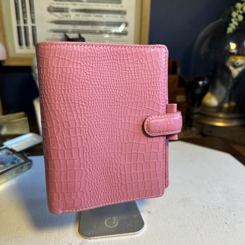 Filofax croc pocket size - croc, rings
