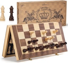 ASNEY Magnetic Chess Set, 15