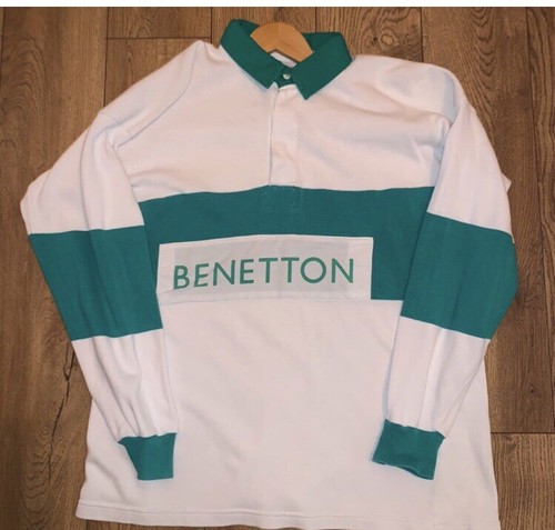 Vintage benetton rugby polo - vintage, rugby/polo