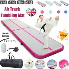 3-6m Inflatable Air Mat Track Tumbling Gymnastics Tumble Mats with Air Pump