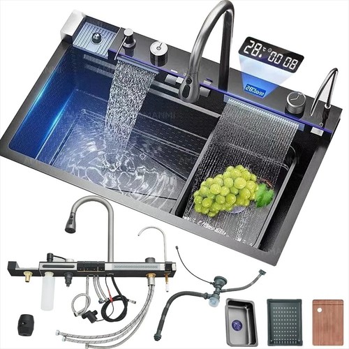 Led inset kitchen sink - inset, set