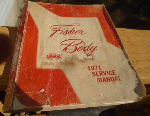 1971 fisher body - fisher, service