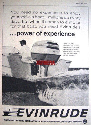 1964 evinrude outboard - 'evinrude',