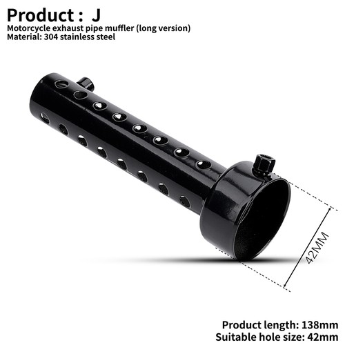 42mm motorcycle exhaust can - exhaust,