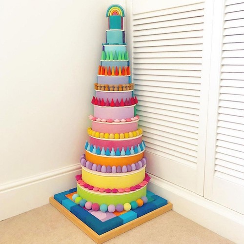 Rainbow blocks loose - loose, parts