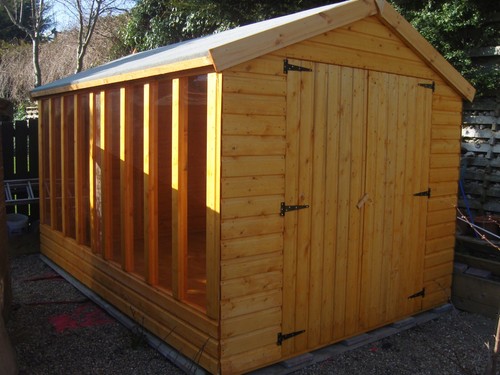 12x10 summer house log lap - log, t&g