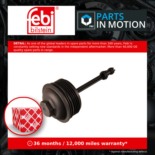 Oil filter cap 173133 febi - cap, lid