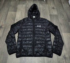Emporio Armani EA7 ' Hooded & Padded ' Jacket - Mens XL - Black