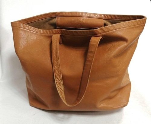 Leather tote bag - leather, model