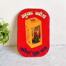 1940s Vintage Original Rare Brooke Bond Kora Guda Brand Tea Tin Sign Board TS12