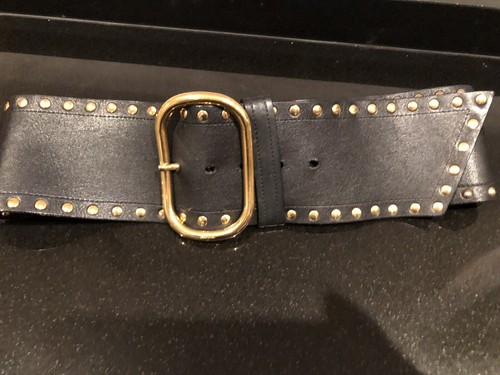 Prada leather belt black - black, and