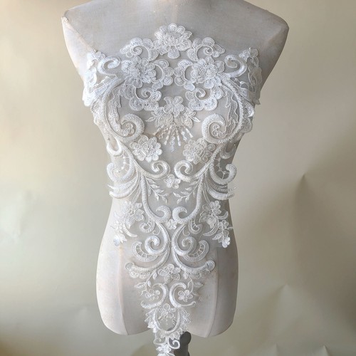 Beaded wedding dress lace - dress,