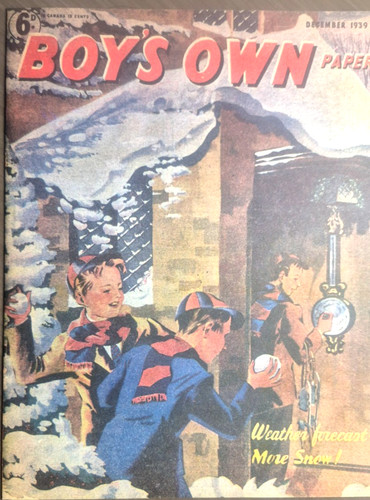 1939 boys own - boys, magazine