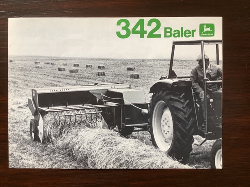 John deere 342 baler brochure - deere,