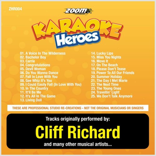 Cliff richard karaoke cdg - richard,