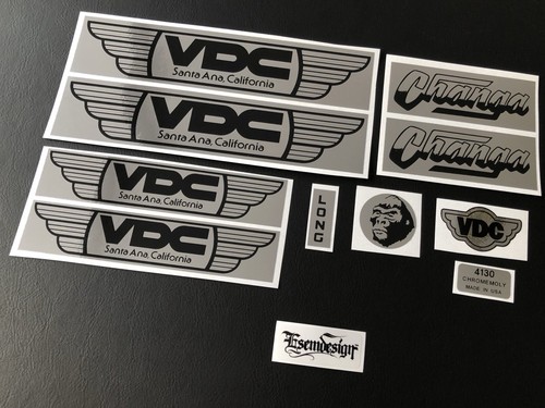 Vdc changa bmx decal set - bmx,