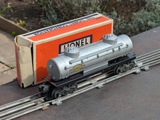 Lionel O Gauge Twin Dome Sunoco Tank Wagon 6465 VGC in original box. 