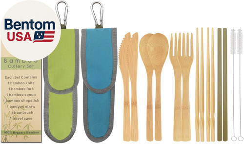 Set bamboo cutlery - 2,
