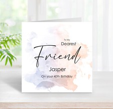 Friend Birthday Card