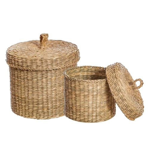 Seagrass baskets with - x, 2