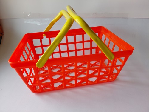Orange plastic grocery - plastic,
