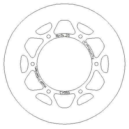 Products disc brake rear - cc,