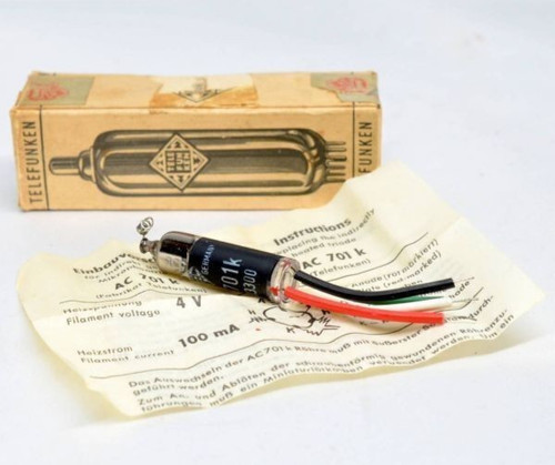 Telefunken ac701k vacuum - vacuum, tube