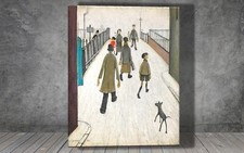 L. S. Lowry The Bridge CANVAS