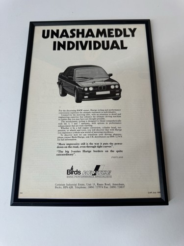 Framed original 1989 e30 bmw - original,