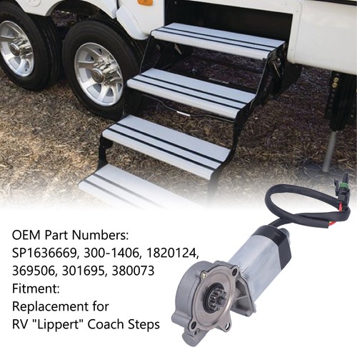 Electric entry step motor - rv,