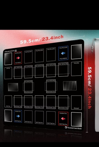 Yugioh player playmat black - yugioh,