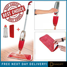 RED SPRAY MOP MICROFIBRE WATER