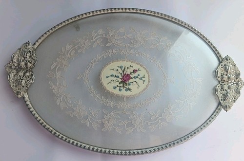 Vintage oval petit point - vintage,