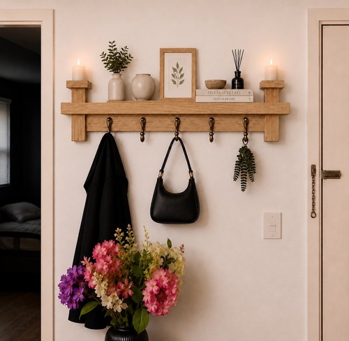 Wall mounted wooden - wooden, &