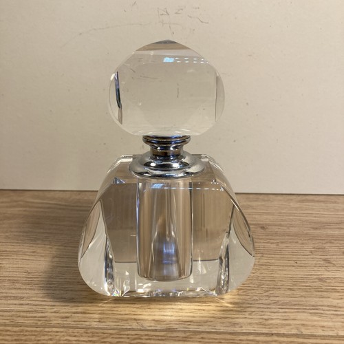 Vintage glass perfume bottle - glass,