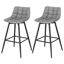 2/4/6x Bar Stools Retro Faux