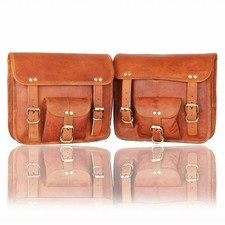 Leather Motorcycle Saddlebags