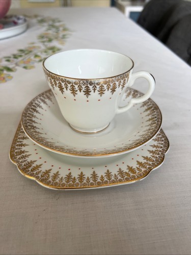 Vintage cup saucer - and, side