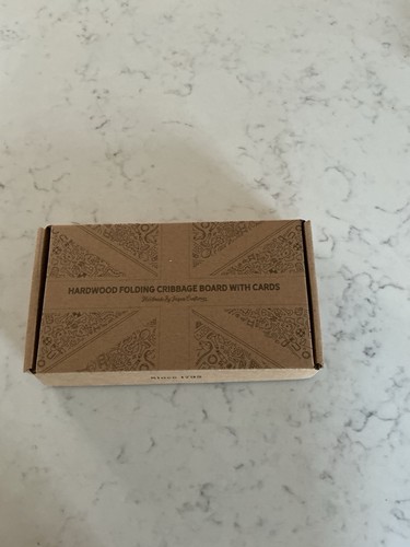 Wooden folding cribbage board - folding,