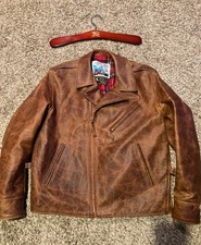Aero Leather Bootlegger jacket