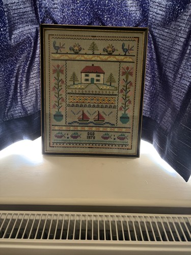 Tapestry 1950 1960 framed - 1950., 1960.