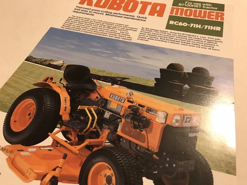 Kubota rc60 71h 71hr mower - rc60-71h/71hr, for